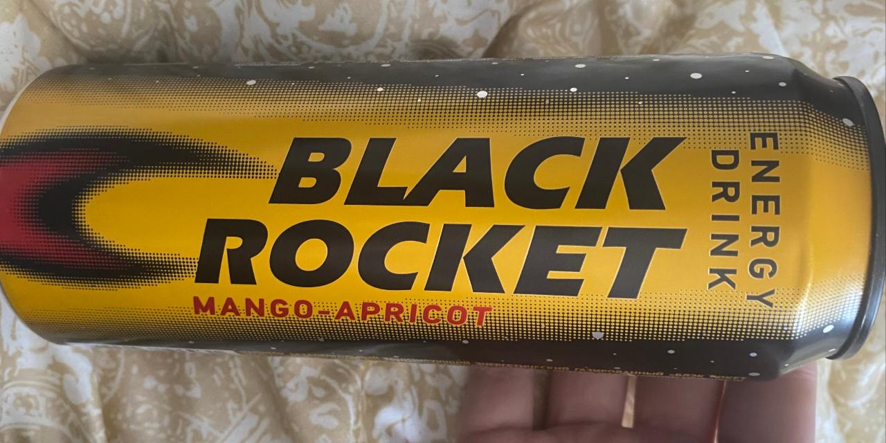 Фото - Energy drink mango-apricot Black Rocket