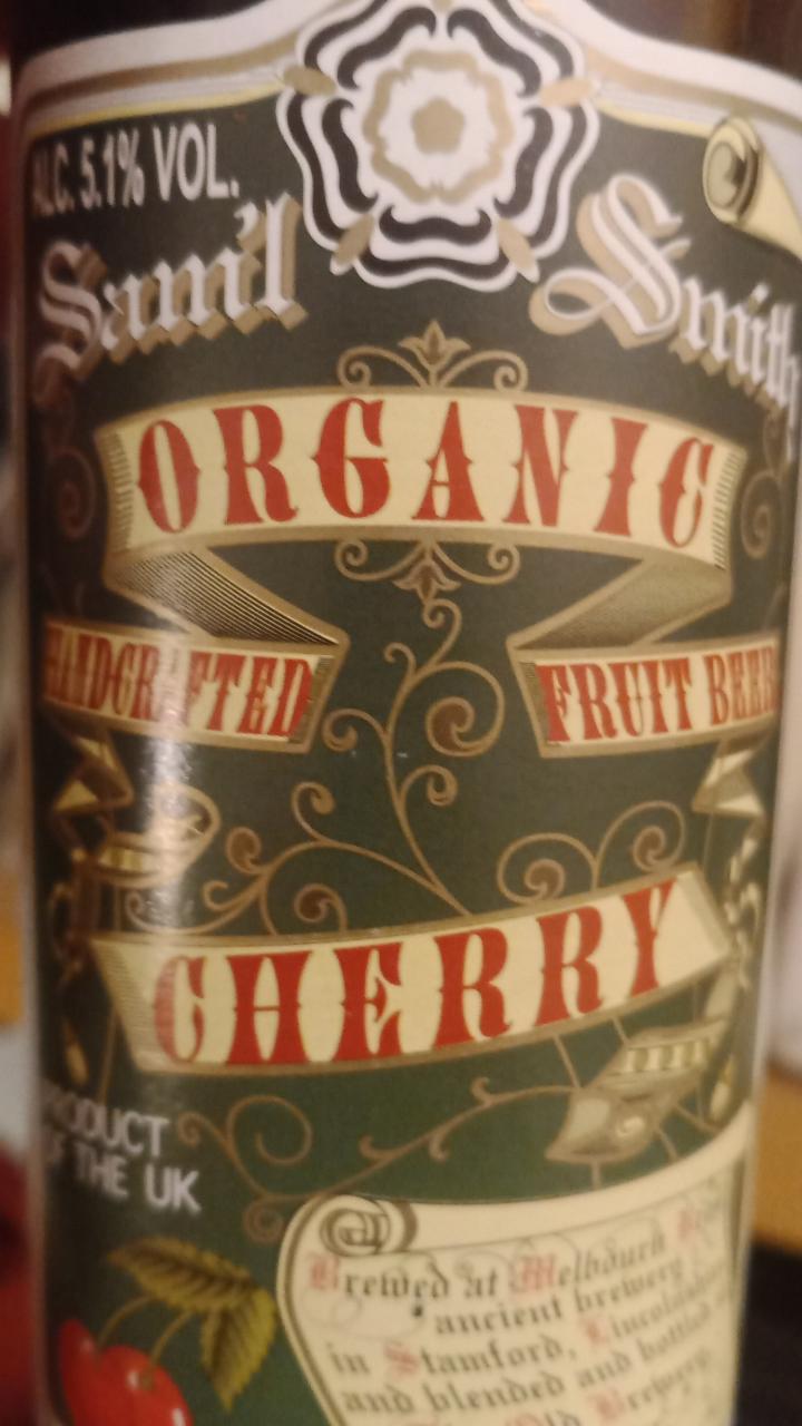 Фото - Пиво вишнёвое Organic Cherry Sam'l Smith