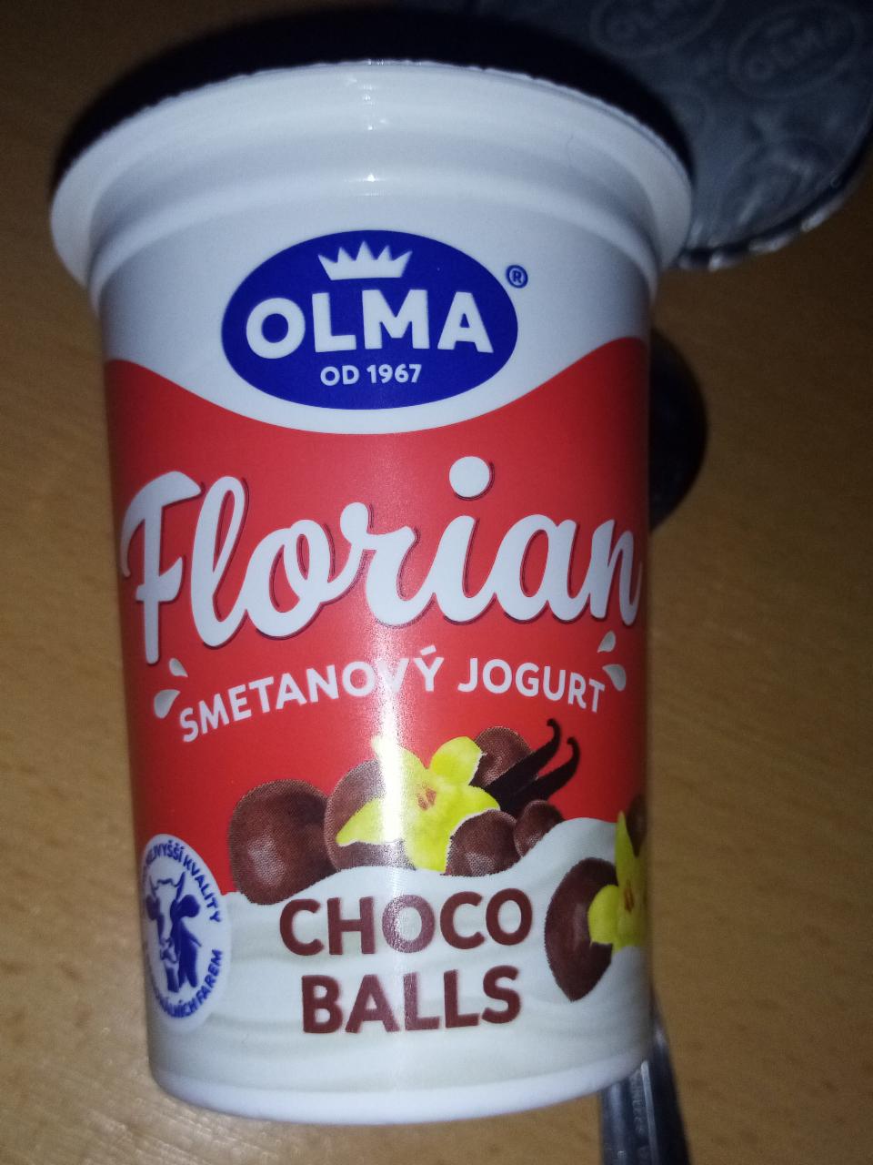 Фото - Йогурт с шоколадными шариками Olma