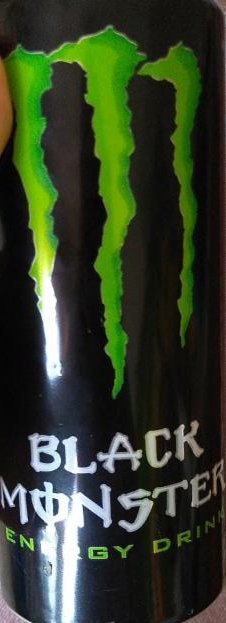 Фото - Напиток энергетический Black Monster зеленый.