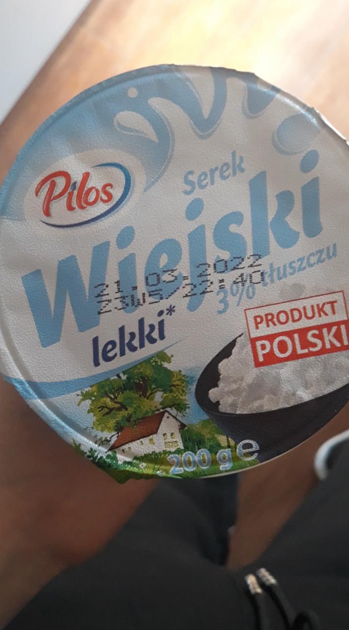 Фото - Творог в сливках serek Wiejski 3% Pilos