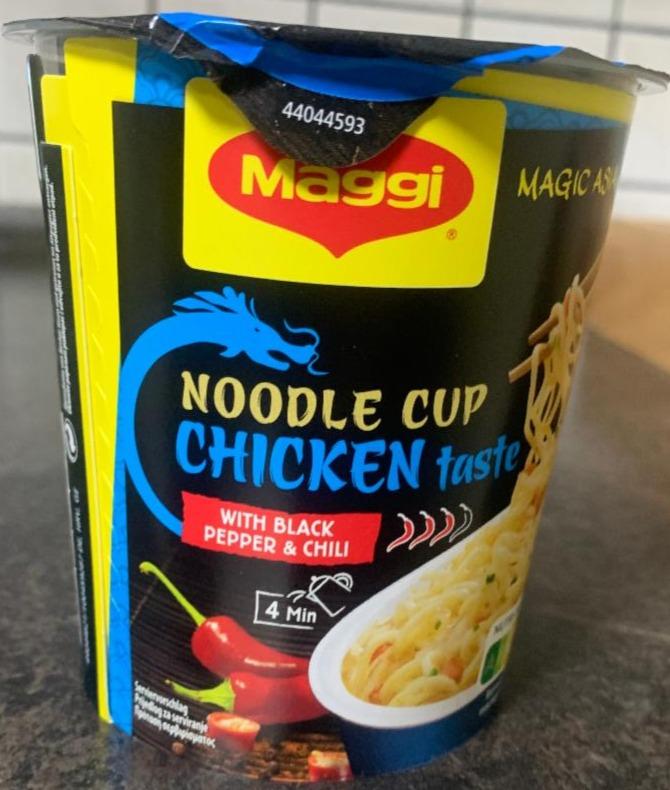 Фото - лапша быстрого приготовления со вкусом курицы noodle cup Maggi