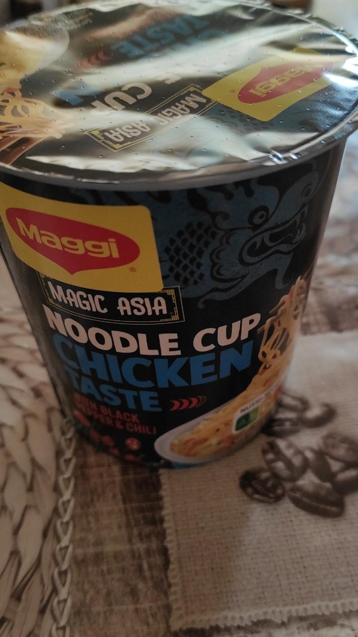 Фото - лапша быстрого приготовления со вкусом курицы noodle cup Maggi