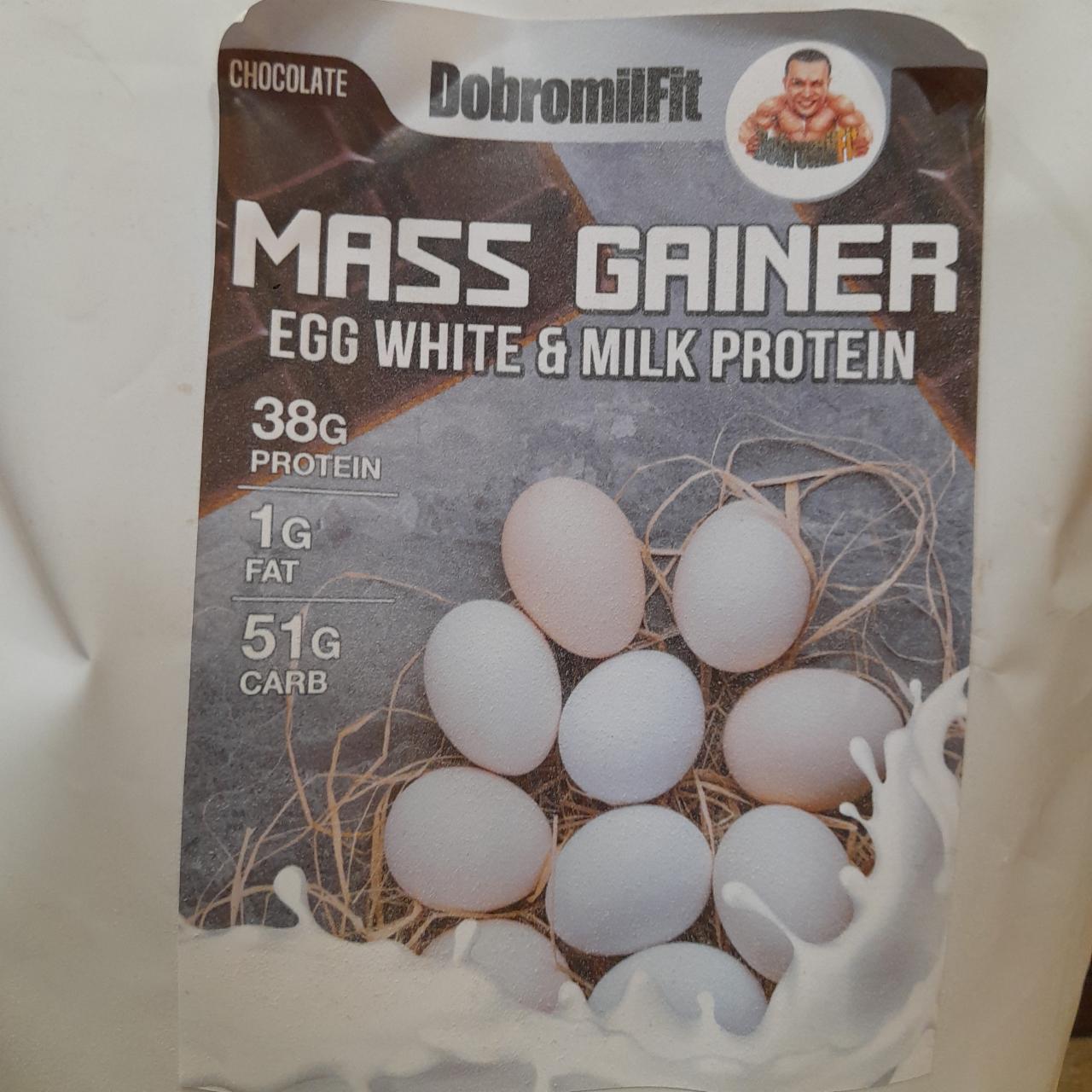Фото - Гейнер mass gainer egg white&milk protein Dobromilfit