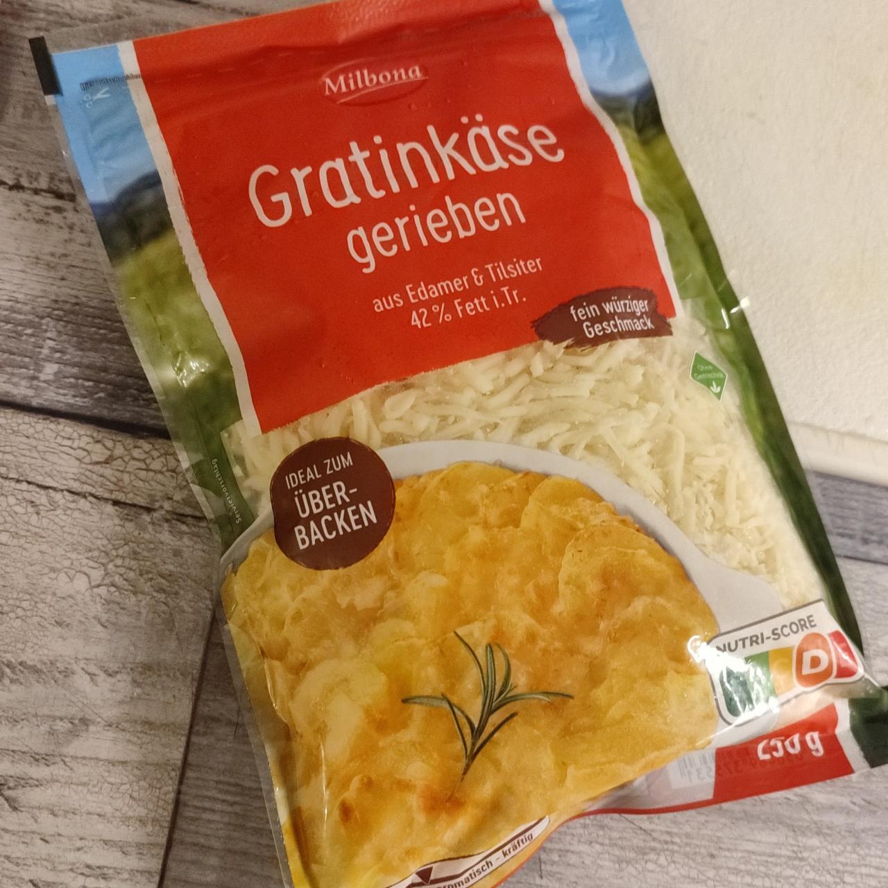 Фото - Тертый сыр GratinKäse gerieben Milbona