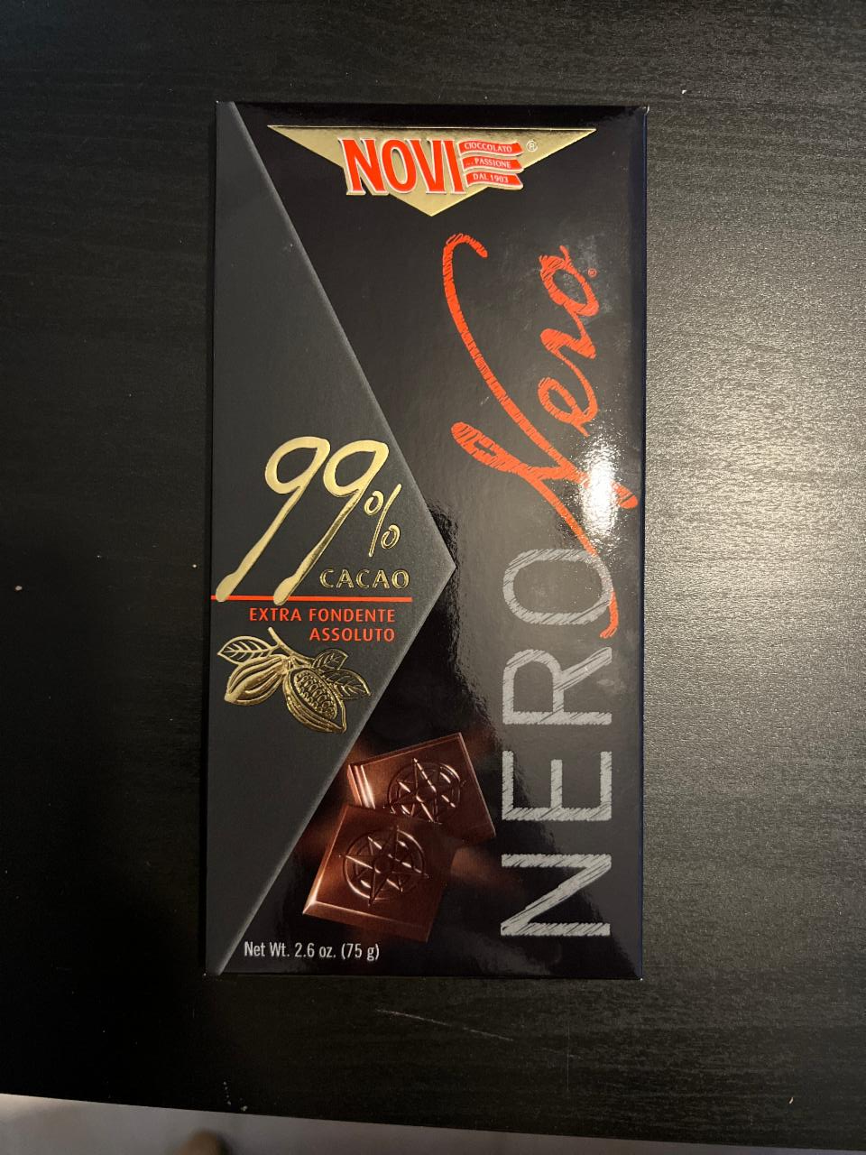 Фото - Nero czekolada gorzka 99% Novi