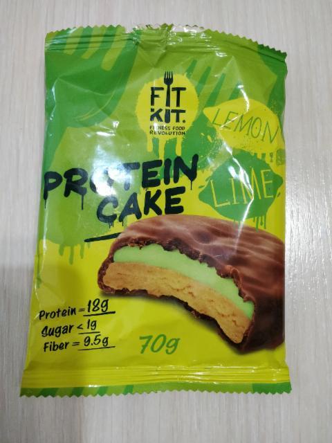 Фото - Печенье протеиновое Лимон-лайм Fit kit