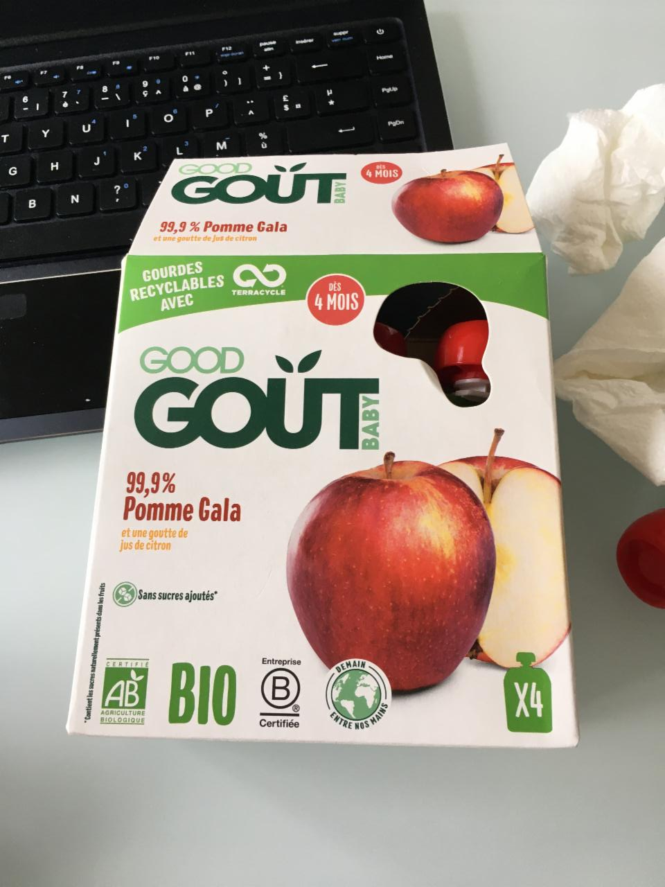 Фото - Пюре яблочное без сахара Good Gout Baby