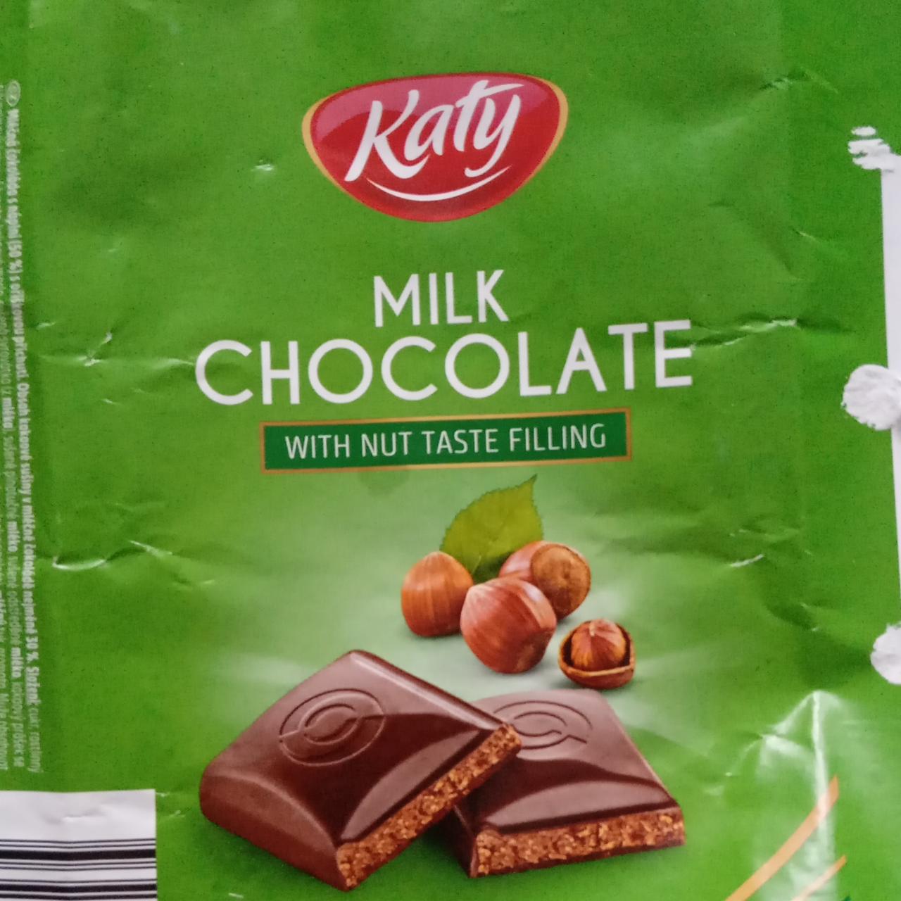 Фото - Шоколад молочный с ореховой начинкой Milk Chocolate Katy