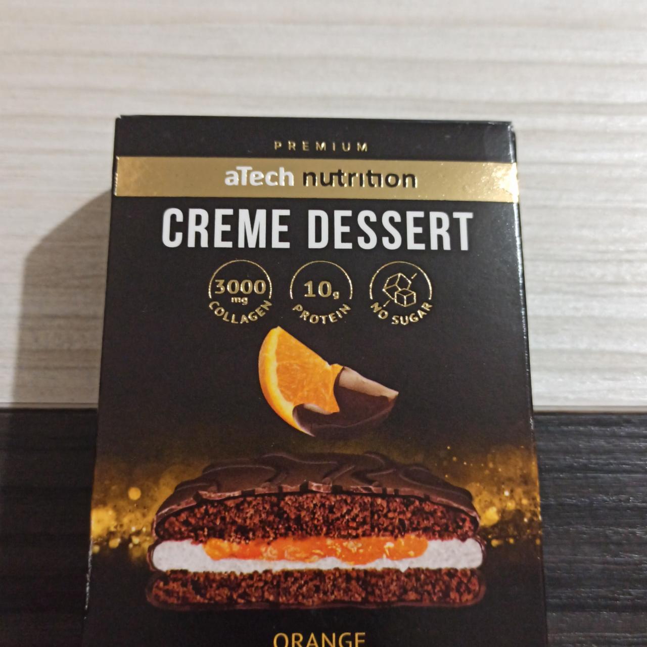 Фото - Печенье крем десерт с апельсином Creme Dessert orange aTech nutrition