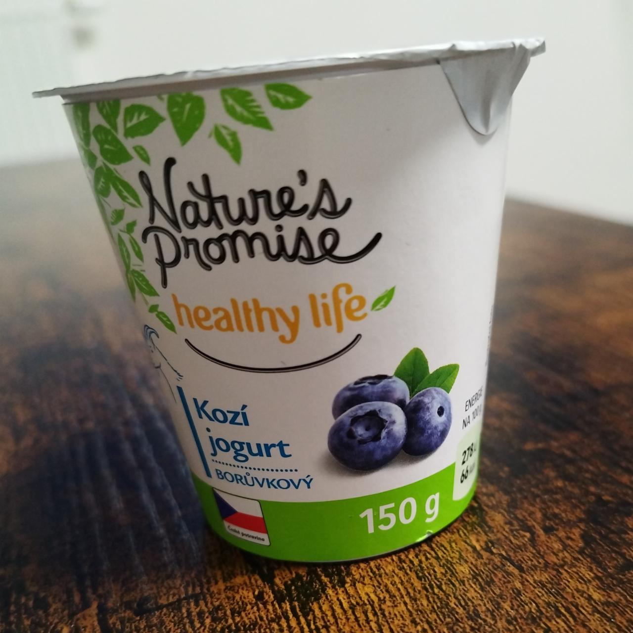 Фото - Kozí jogurt borůvkový Nature's Promise