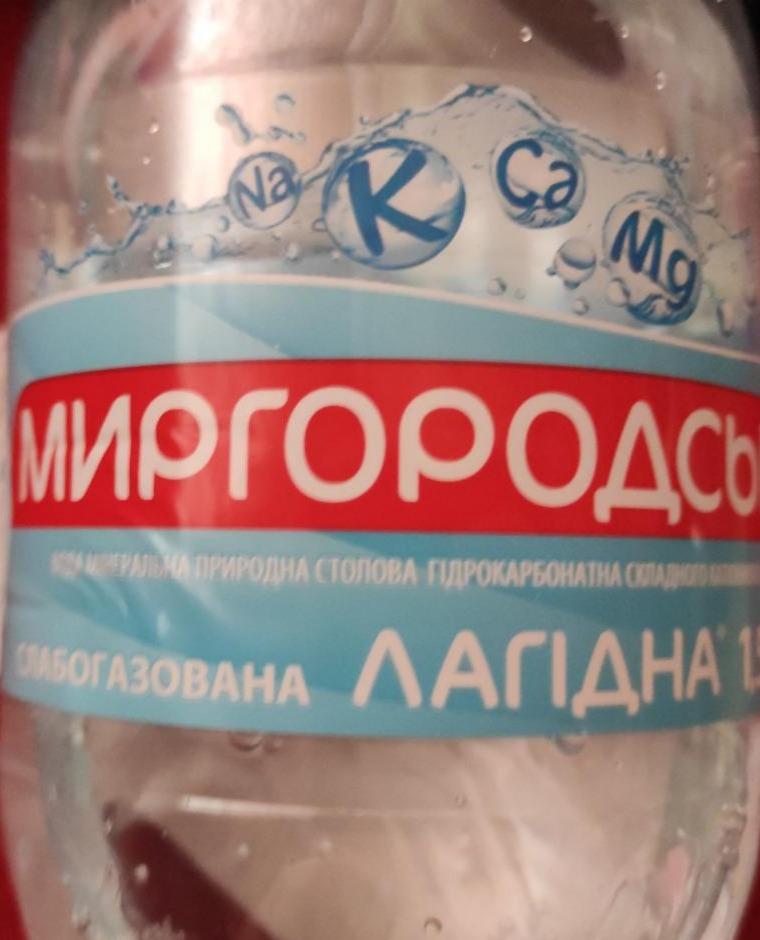 Фото - Вода минеральная Лагидна слабогазированная Миргородская