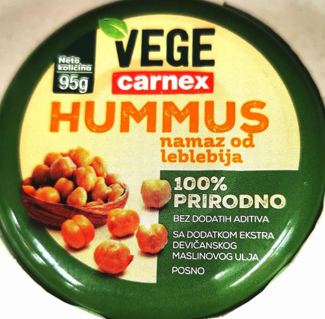Фото - Хумус Hummus Vege Carnex Карнекс
