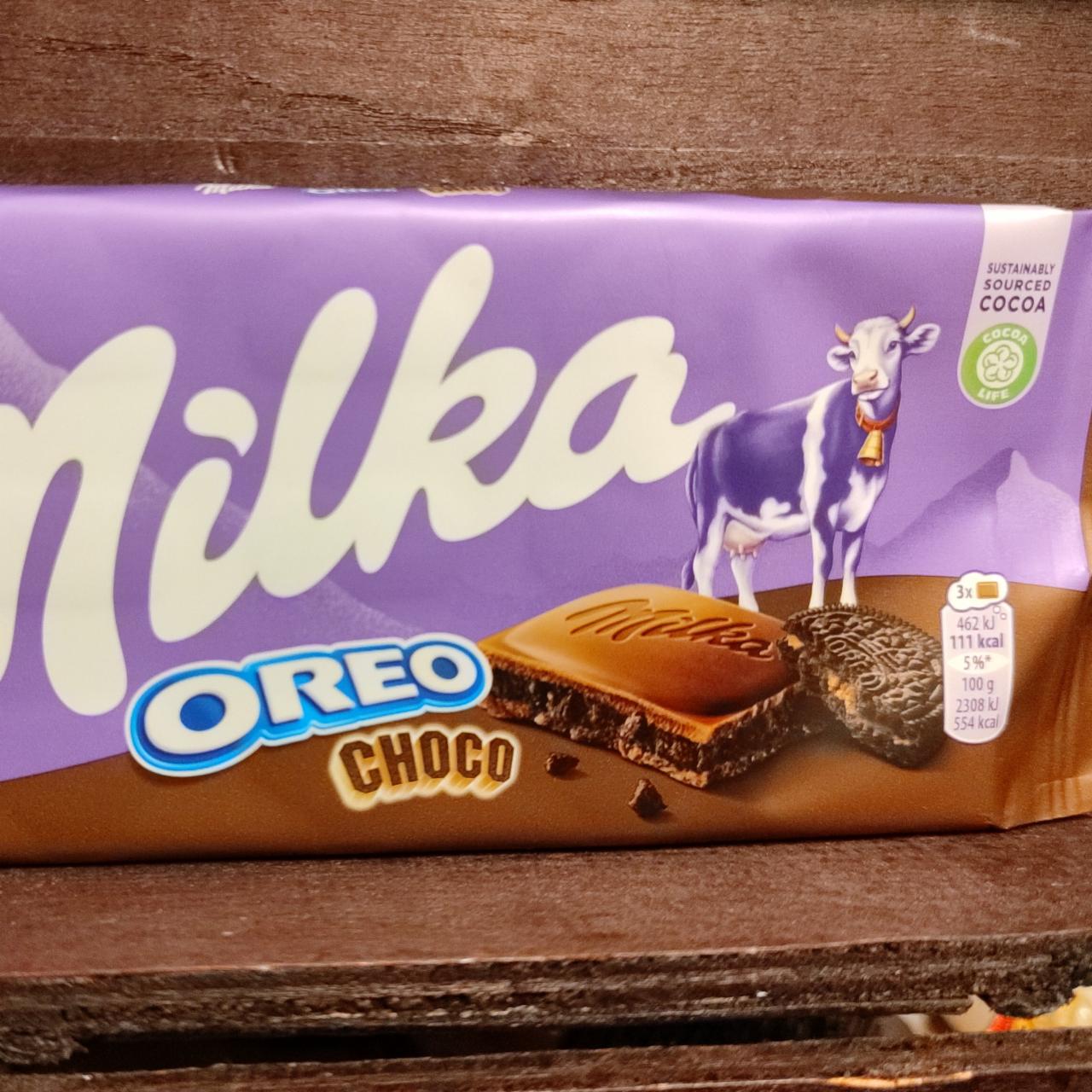 Фото - Шоколад молочный Choco Oreo Milka
