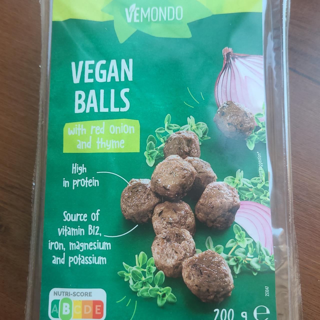 Фото - Кульки веганские Vegan Balls Vemondo