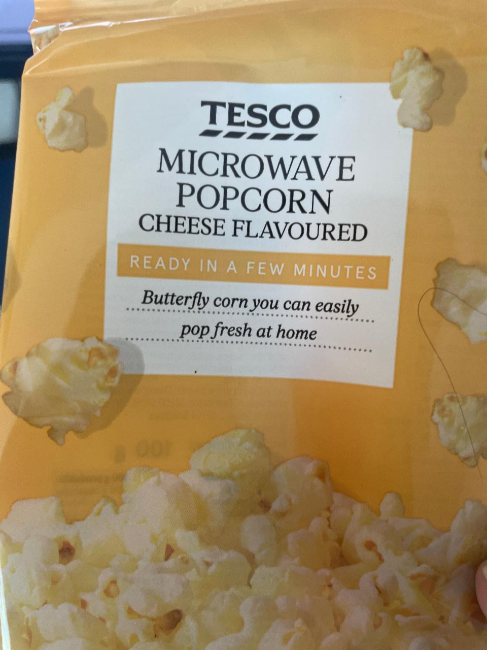 Фото - попкорн со вкусом сыра для микроволновки Tesco