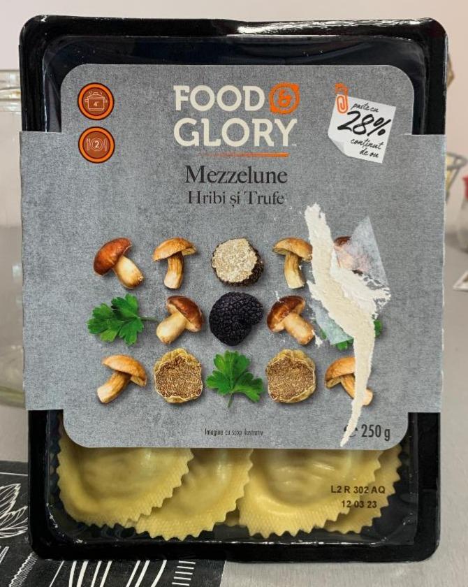 Фото - равиоли с начинкой грибы-трюфель Mezzelune Food Glory