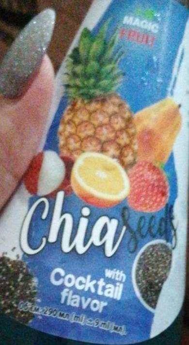 Фото - напиток негазированный с семенами чиа мультифрукт Chia seeds Magic Fruit