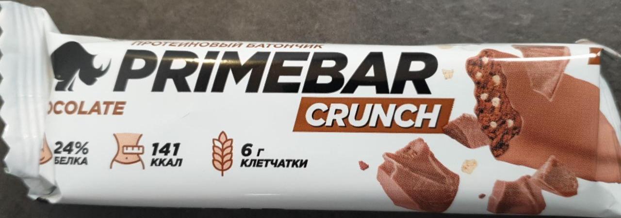 Фото - Батончик протеиновый шоколад crunch PrimeBar