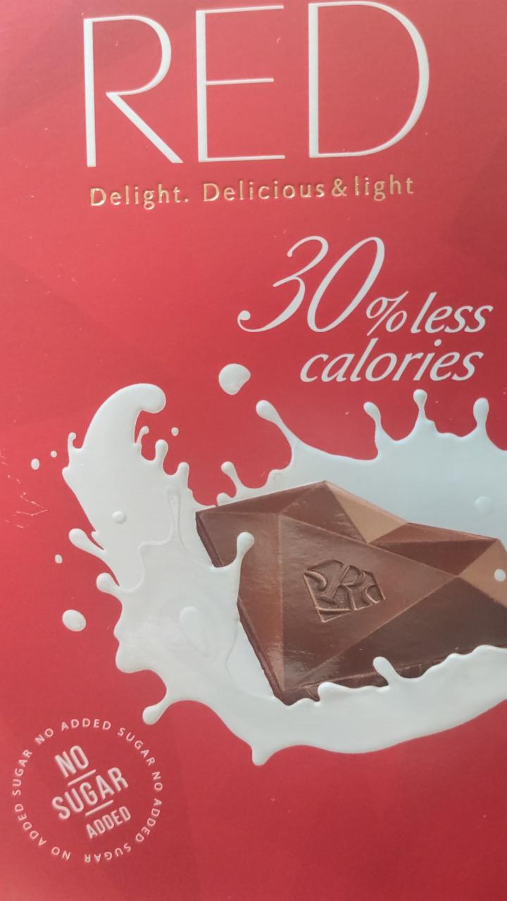 Фото - Шоколад молочный без сахара Red