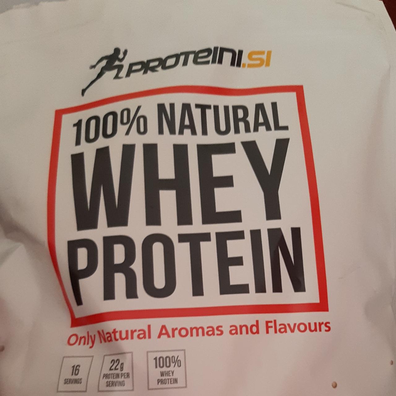 Фото - 100% Natural Whey Protein Strawberry White Chocolate Proteini.si