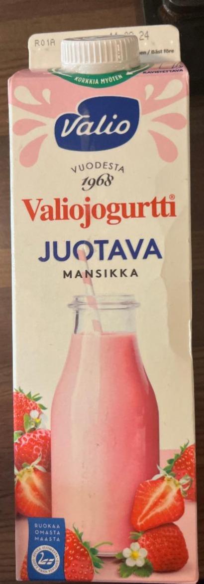 Фото - Питьевой йогурт jogurtti Juotava Mansikka Valio