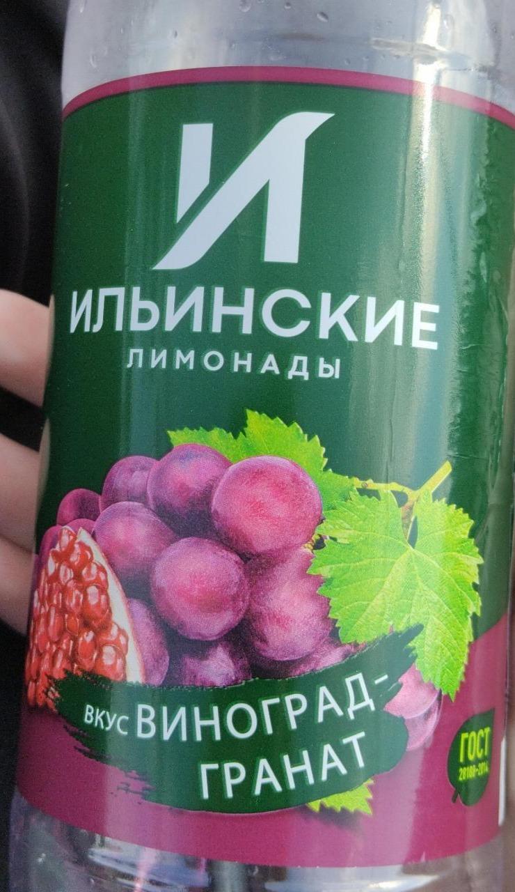 Фото - Напиток вкус виноград-гранат Ильинские лимонады