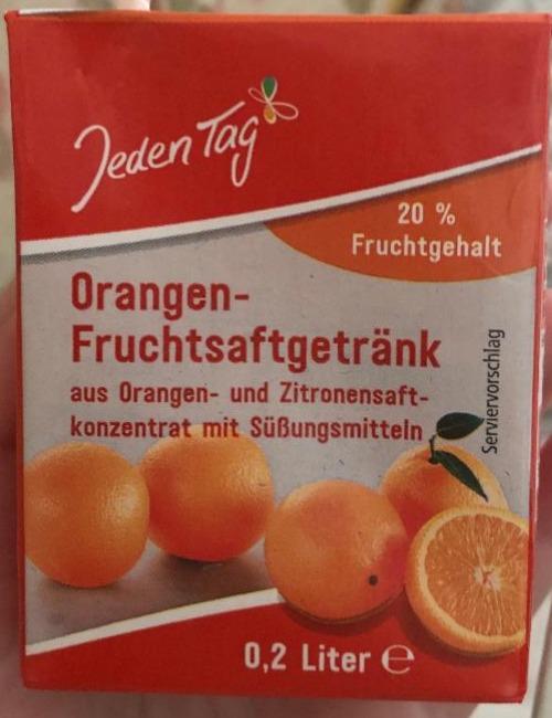 Фото - Сок апельсиновый Orangen Fruchtsaftgetränk Jeden Tag
