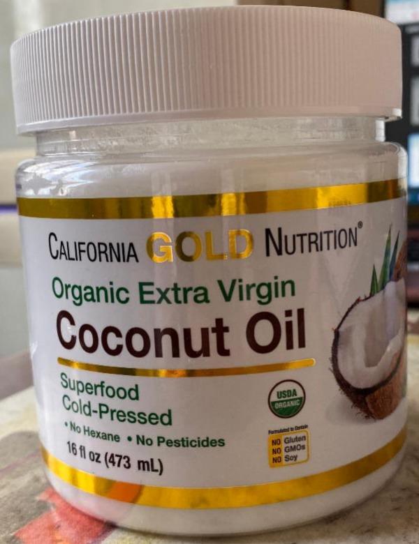 Фото - Нерафинированное кокосовое масло,California gold