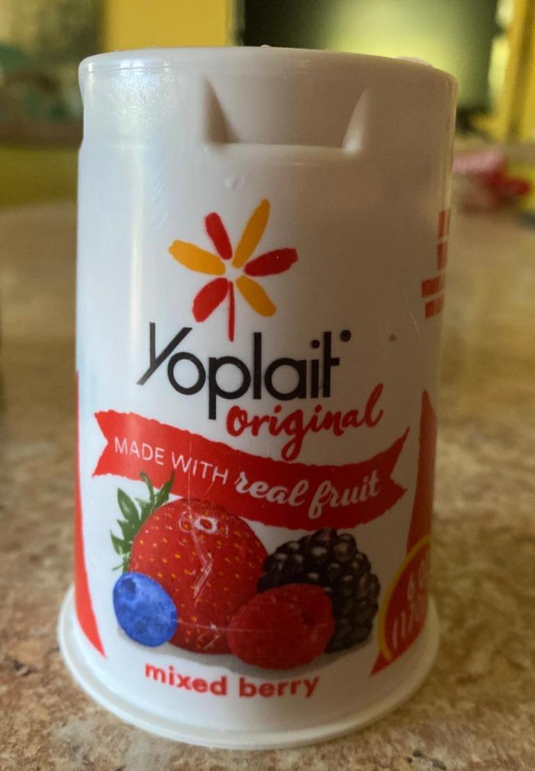 Фото - Йогурт ягодный Real Fruit Original Yoplait