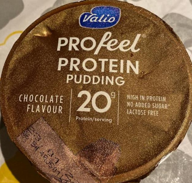 Фото - Протеиновый пудинг profeel со вкусом шоколада 20г протеина Valio