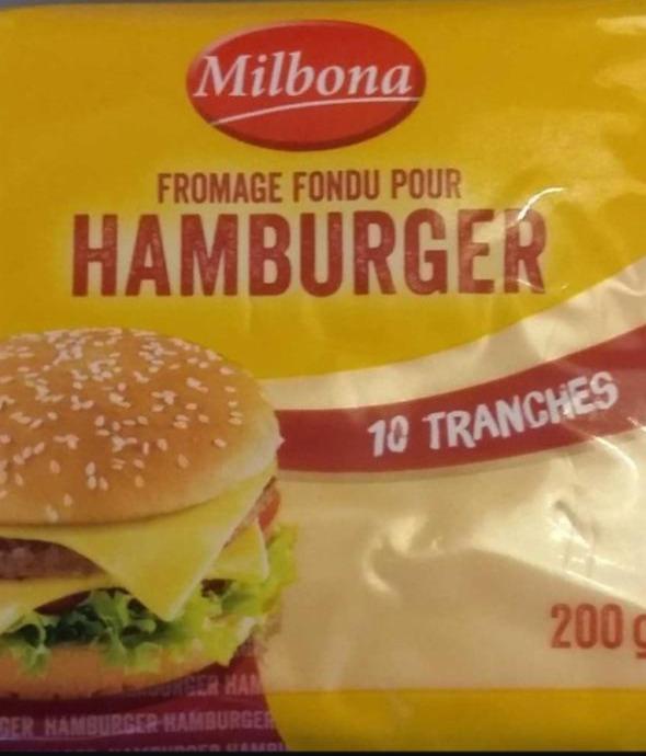 Фото - Сыр плавленный для гамбургеров Milbona