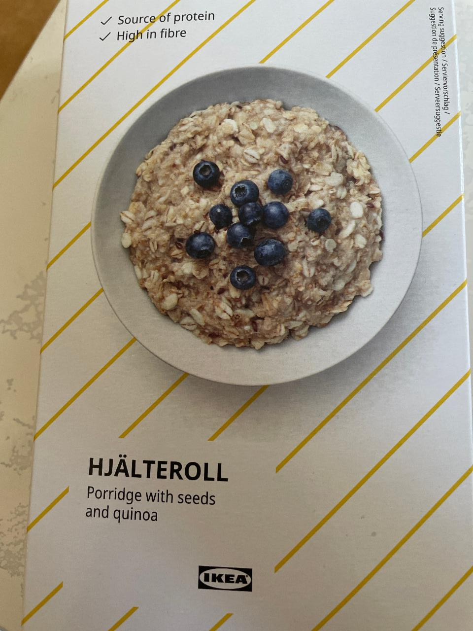 Фото - Hjälteroll porridge with seeds and quinoa Ikea