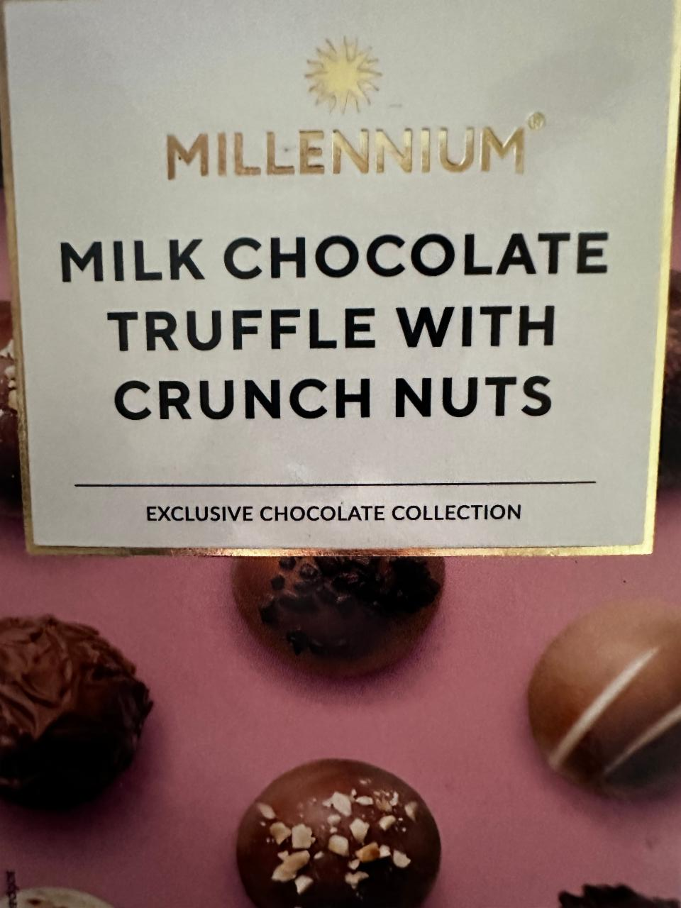 Фото - Шоколад молочный Milk Chocolate Truffle with crunch nuts Millennium