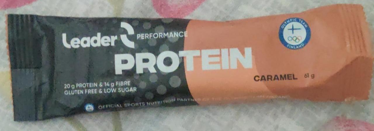 Фото - протеиновый батончик со вкусом карамели Protein Caramel Performance