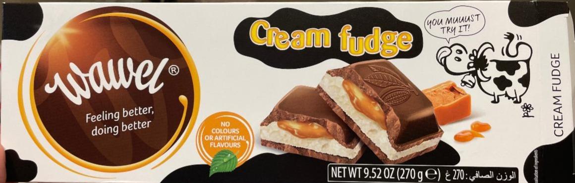 Фото - Шоколад молочный с карамельно-молочной начинкой Cream Fudge Wawel