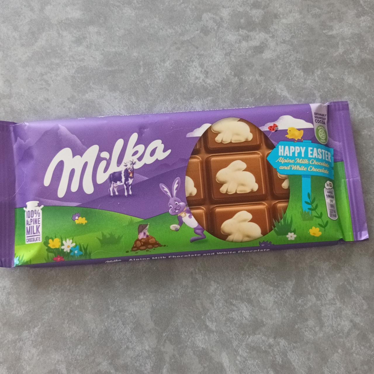 Фото - Milk Chocolate and White Chocolate Alpine Milka