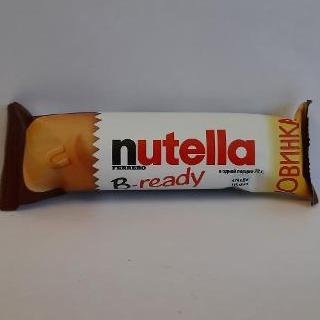 Фото - батончик с пастой ореховой с добавлением какао 'Nutella B-ready'