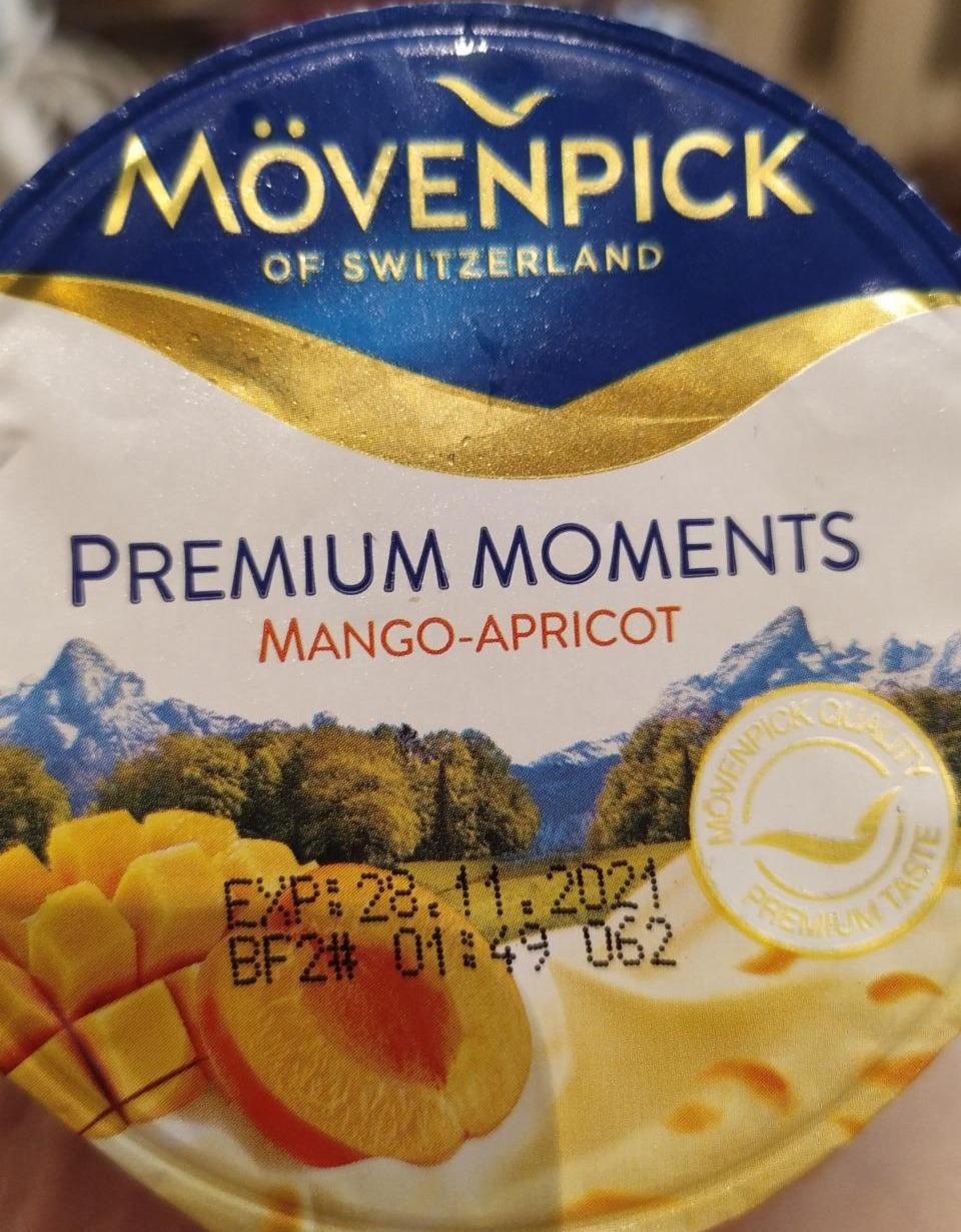 Фото - Йогурт манго-абрикос Premium Moments 5% Мовенпик Mövenpick