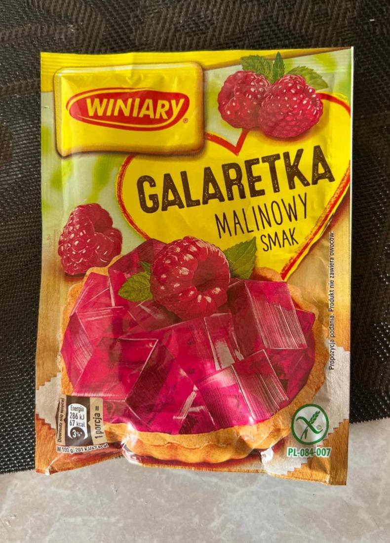 Фото - Желе с малиновым вкусом Galaretka Winiary