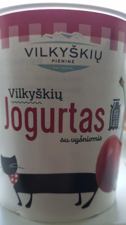 Фото - Vilkyškiu jogurtas su višniomys