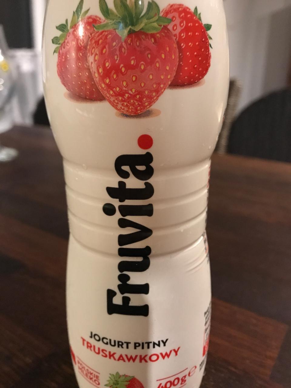 Фото - Йогурт 0% питьевой клубничный Fruvita