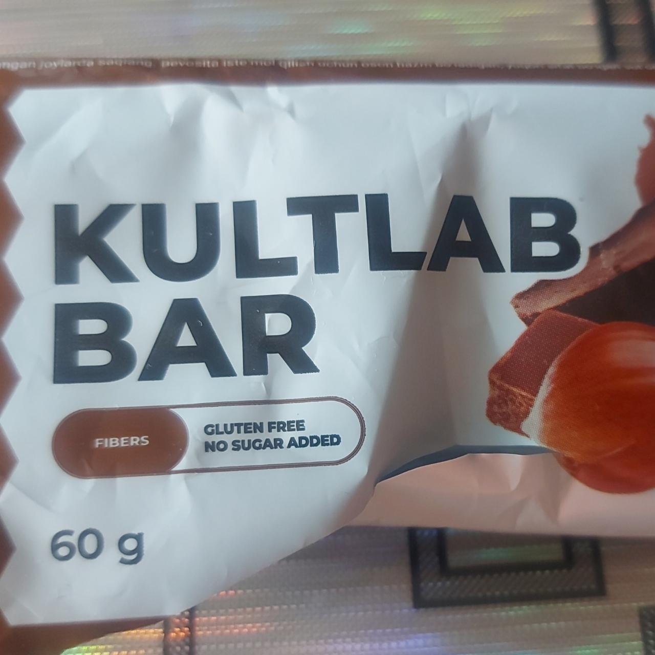 Фото - батончик протеиновый без глютена без сахара kultlab bar шоколад и орех Kultlab