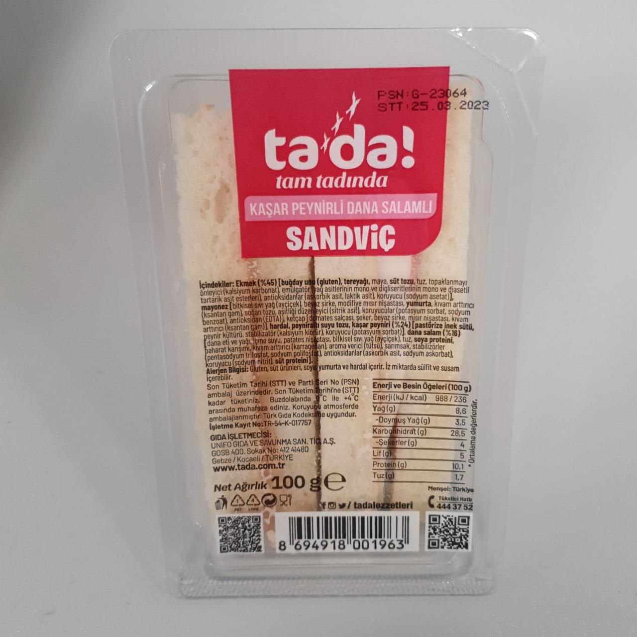 Фото - Сэндвич с сыром чеддер Ta!da!