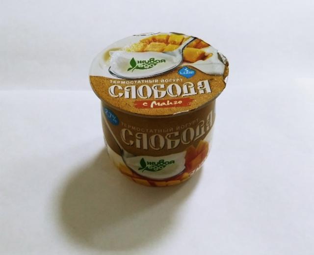 Фото - Термостатный йогурт с манго 'Слобода'