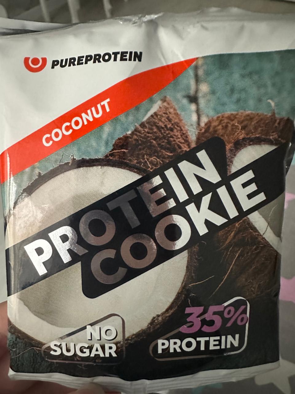 Фото - Печенье протеиновое Кокос, Pureprotein