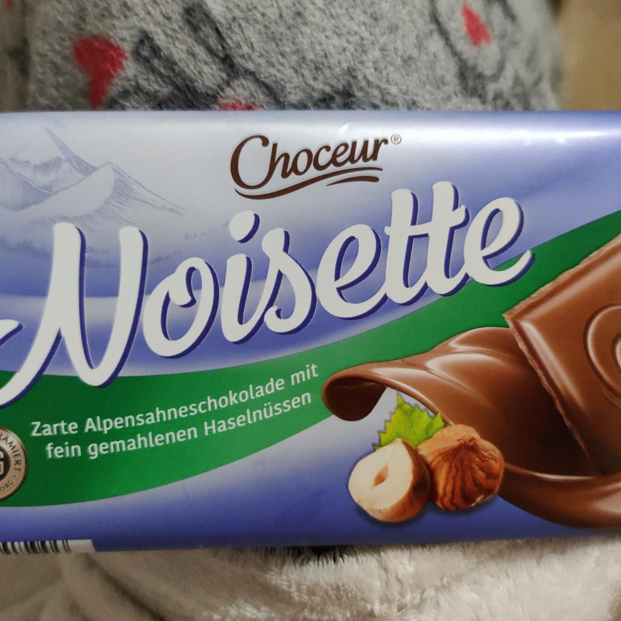 Фото - Noisette Молочный шоколад с фундуком Choceur