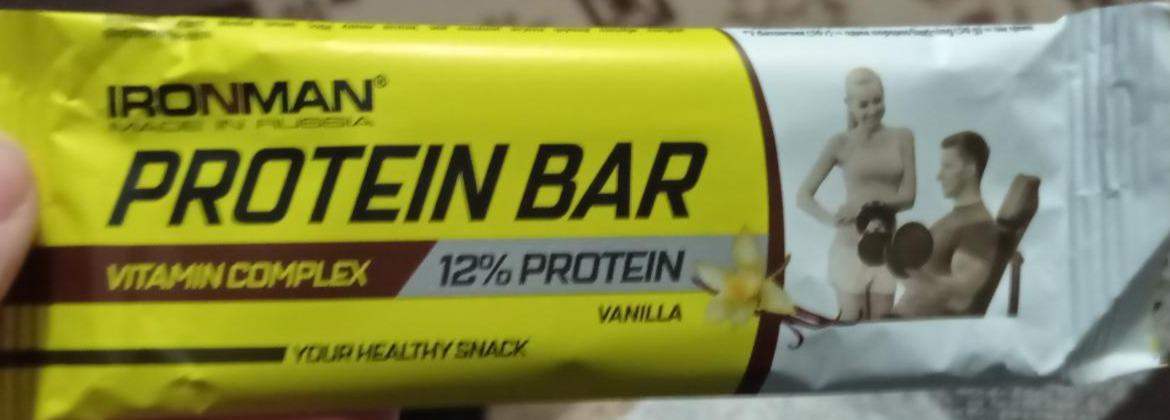 Фото - батончик со вкусом ванили Vitamin complex12% протеин Protein bar