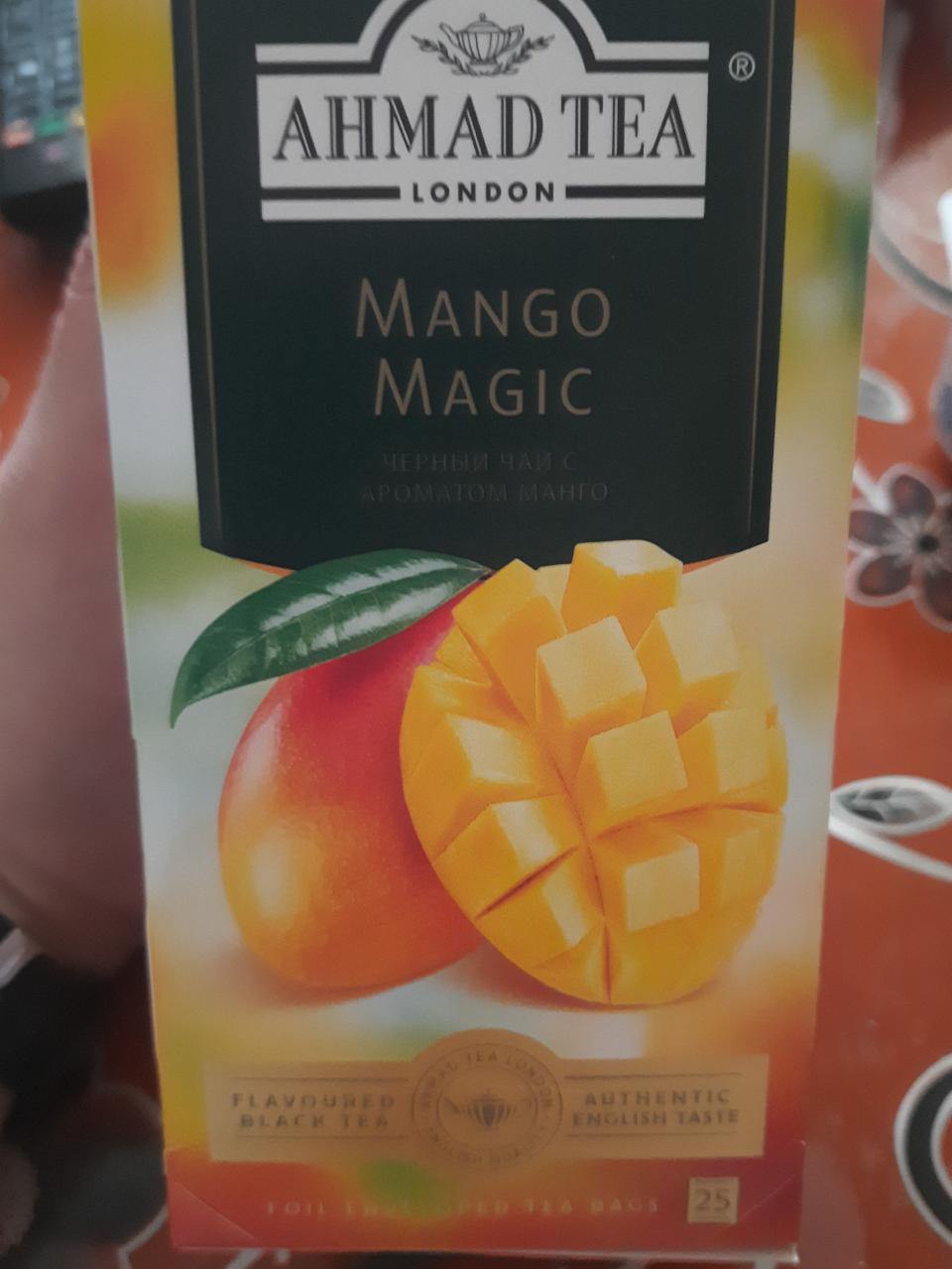 Фото - Чёрный чай с ароматом манго Ahmad tea