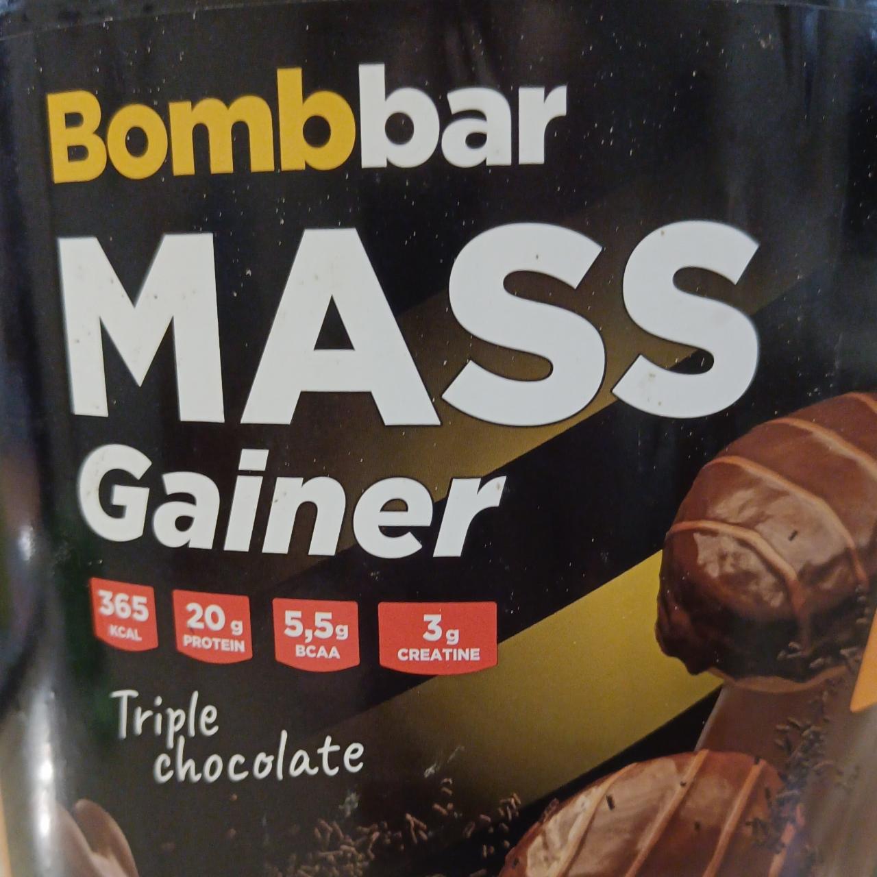 Фото - Mass Gainer Гейнер Тройной шоколад Bombbar